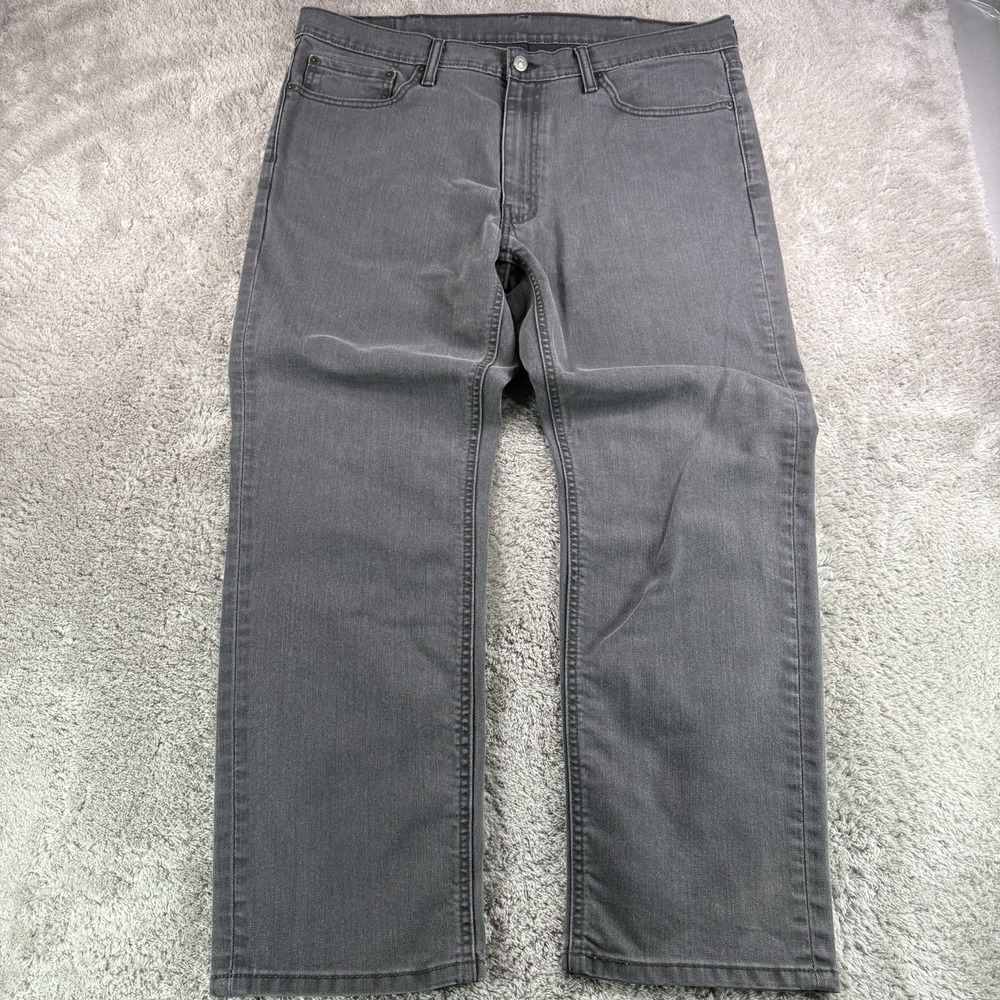Levi’s 541 Athletic Taper Jeans Mens 38x30 (fits 40x29) Gray Stretch Denim - Picture 2 of 12
